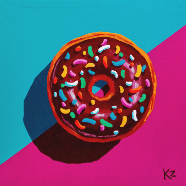 Original Painting – Donut – 24x24