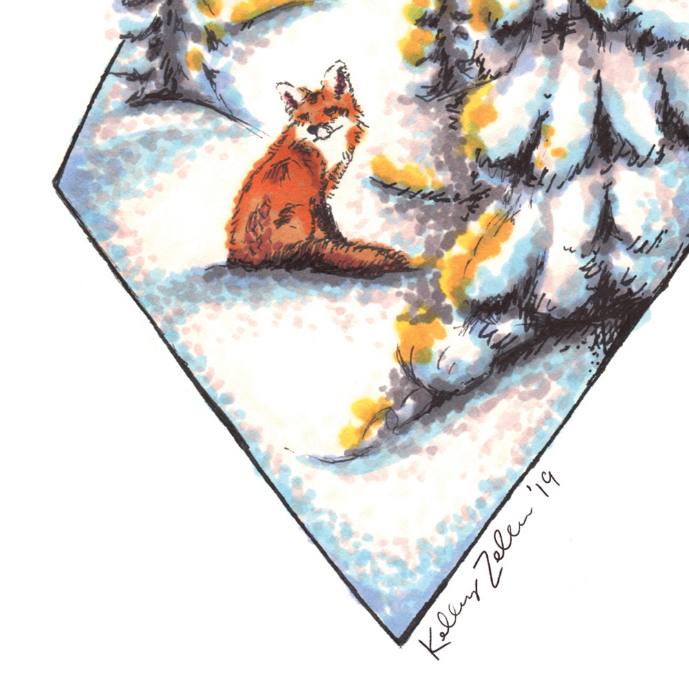 Fox – 9x12 - Image 2