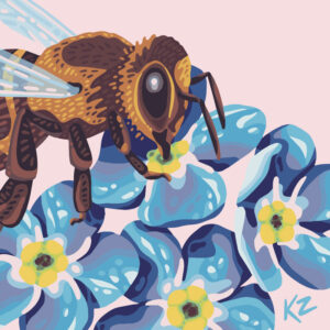 Honey Bee – 8x8 - Image 2